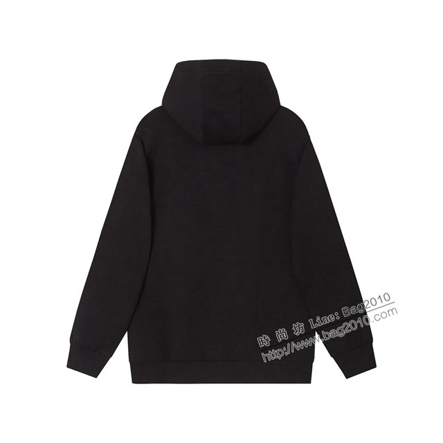 Prada專櫃普拉達2023FW新款刺繡連帽衛衣 男女同款 tzy3017